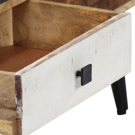 Credenza 118x30x62 cm in Legno Massello di Mango
