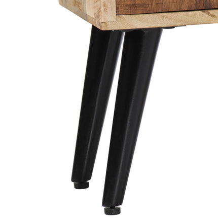 Credenza 118x30x62 cm in Legno Massello di Mango