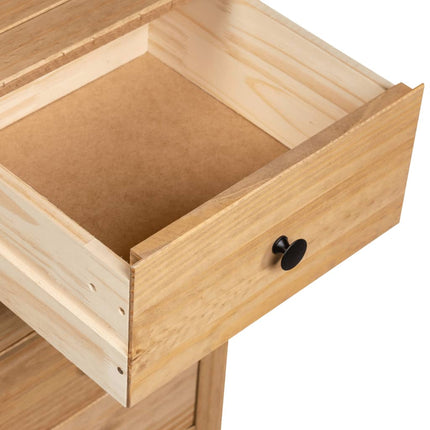 Credenza 46x40x89 cm in Legno Massello di Pino Panama Range