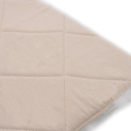 Cuscini per Sedie 2 pz Bianco 40x40cm in Vera Pelle di Montone