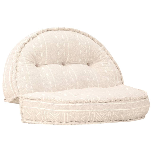 Pouf 100x20 cm in Tessuto Beige