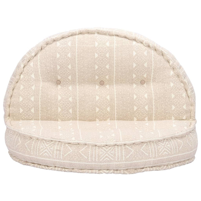 Pouf 100x20 cm in Tessuto Beige