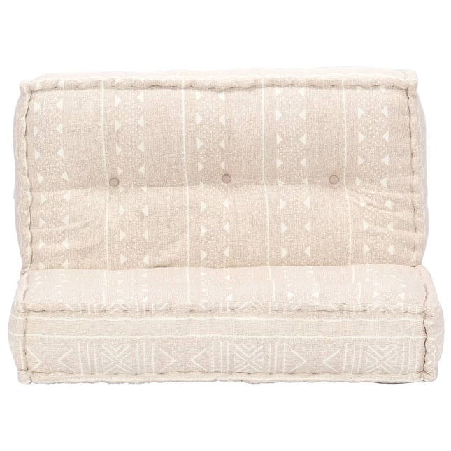 Pouf 100x100x20 cm in Tessuto Beige