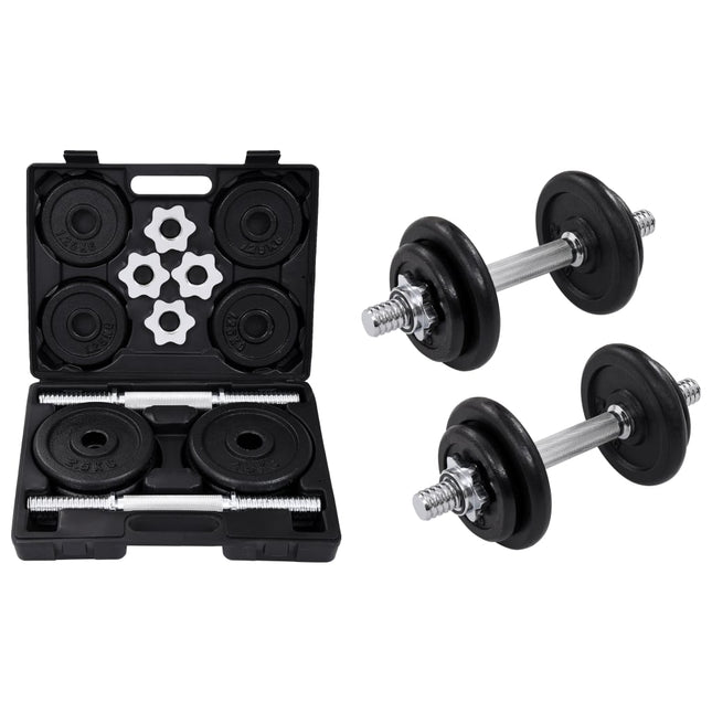 Set di Manubri 15 pz 20 kg in Ghisa