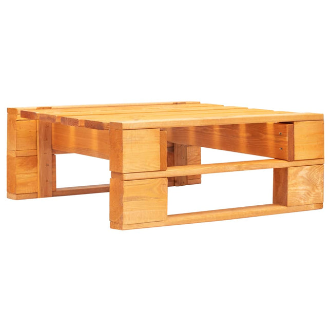 Ottomana da Giardino Pallet in Legno ambra