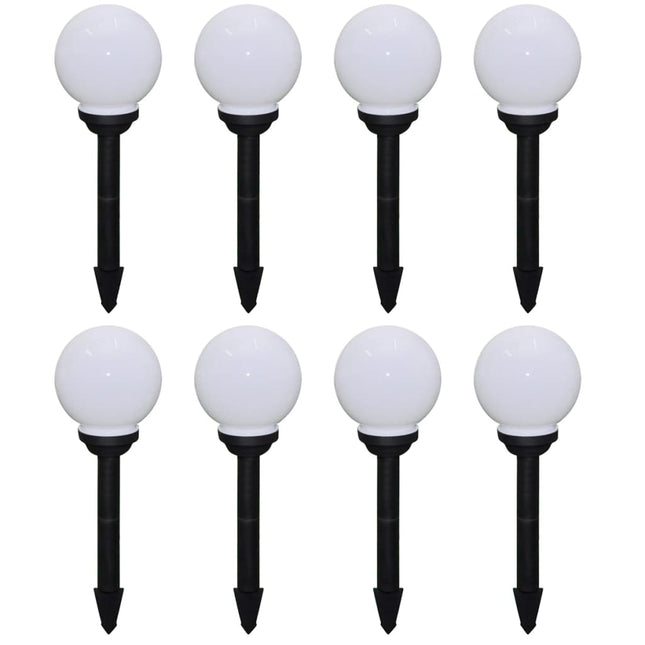 Lampade da Sentiero 8 pz LED 15 cm con Picchetto