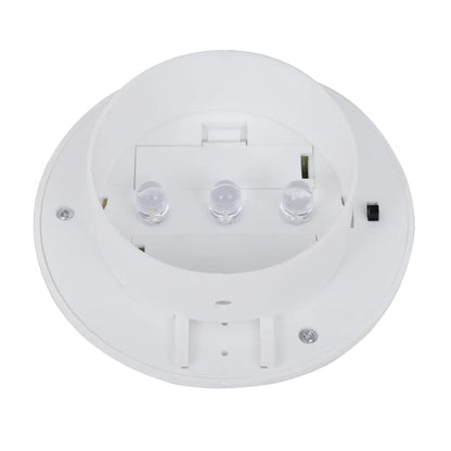 Lampade Solari da Esterno per Recinzioni 12 pz LED Bianco