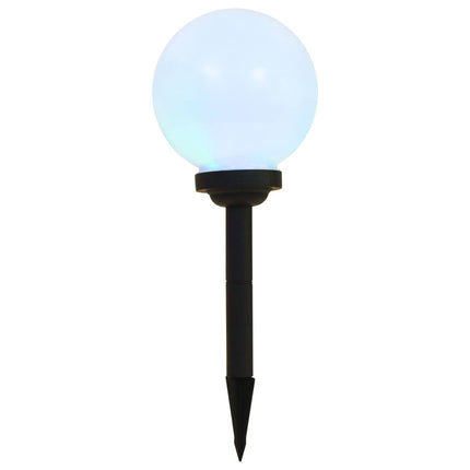 Lampade Solari da Esterno 6 pz LED Sferiche 20 cm RGB