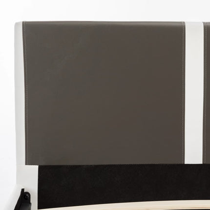 Letto con Materasso Memory Foam in Similpelle 180x200 cm