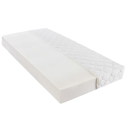 Letto con Materasso Bianco in Similpelle 140x200 cm