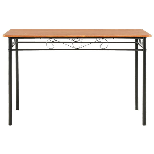 Tavolo da Pranzo Marrone 120x70x75 cm in MDF