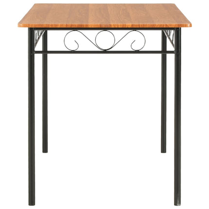 Tavolo da Pranzo Marrone 120x70x75 cm in MDF
