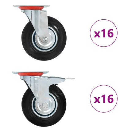Ruote Girevoli 32 pz 125 mm