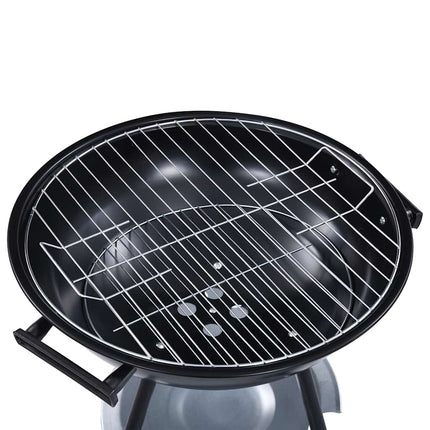 Barbecue a Carbone Kettle Portatile XXL con Ruote 44 cm