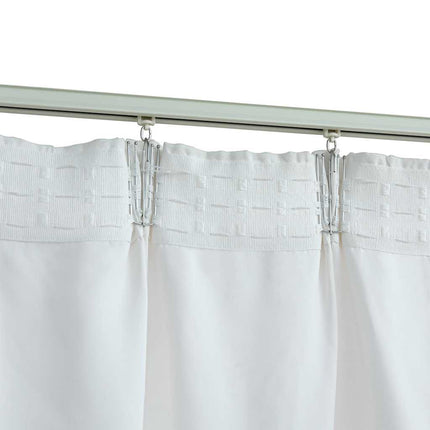 Tende Oscuranti con Ganci 2 pz Avorio 140x225 cm