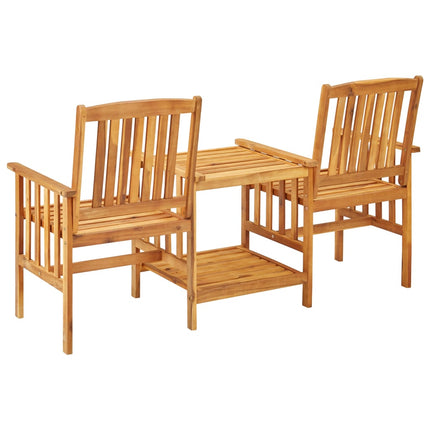 Sedie Giardino Tavolino da TÃƒÂ¨ 159x61x92cm Legno Massello Acacia