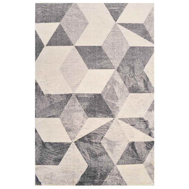 Tappeto Stampato Beige 120x170 cm in Poliestere