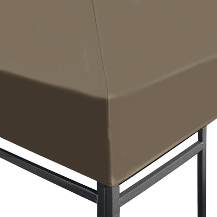 Copertura Superiore per Gazebo 310 g/mÃ‚Â² 3x4m Grigio Talpa