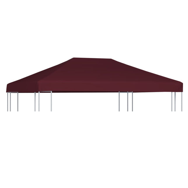 Copertura Superiore per Gazebo 310g/mÂ² 3x4m Bordeaux