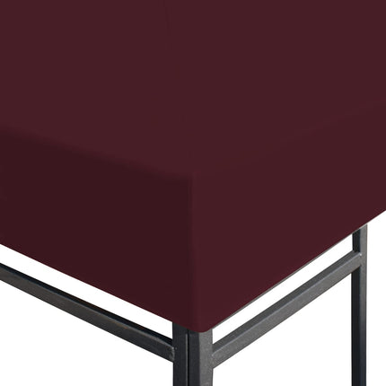 Copertura Superiore per Gazebo 310g/mÂ² 3x4m Bordeaux