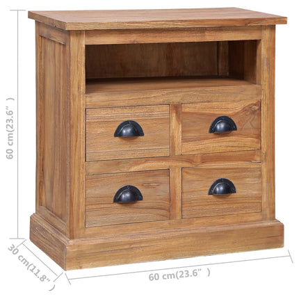 Credenza 60x30x60 cm in Legno Massello di Teak