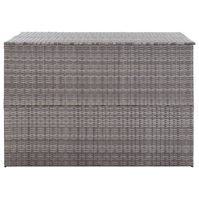 Baule da Giardino Grigio 150x100x100 cm in Polyrattan