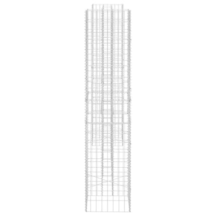 Gabbione Fioriera ad "H" in Filo di Acciaio 260x40x200 cm