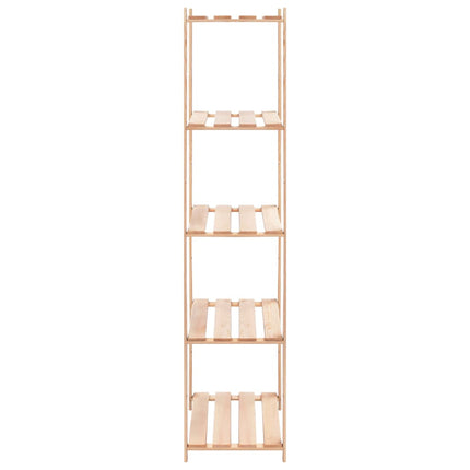 Scaffale a 5 Livelli 80x38x170 cm in Massello di Pino 250 kg