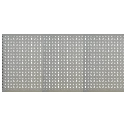 Pannelli per Utensili a Parete 3 pz 40x58 cm Acciaio