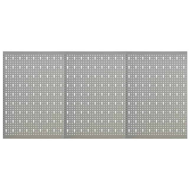 Pannelli per Utensili a Parete 3 pz 40x58 cm Acciaio
