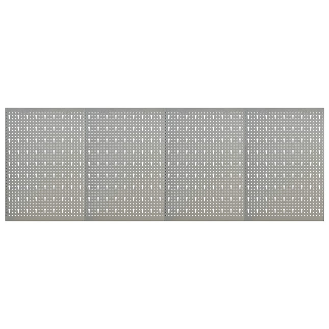 Pannelli per Utensili a Parete 4 pz 40x58 cm in Acciaio