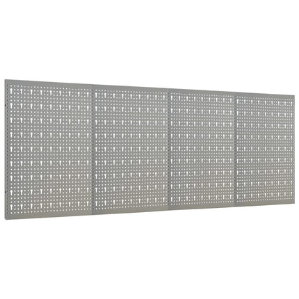 Pannelli per Utensili a Parete 4 pz 40x58 cm in Acciaio
