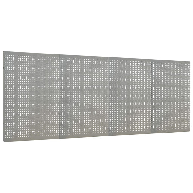 Pannelli per Utensili a Parete 4 pz 40x58 cm in Acciaio