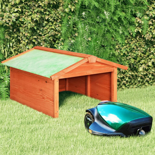 Casetta per Tosaerba Robotizzato 72x87x50 cm Massello di Abete