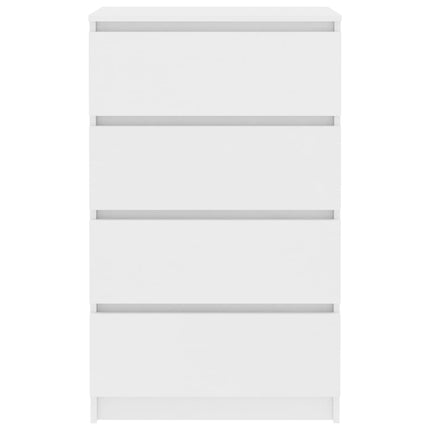 Credenza Bianca 60x35x98,5 cm in Legno Multistrato