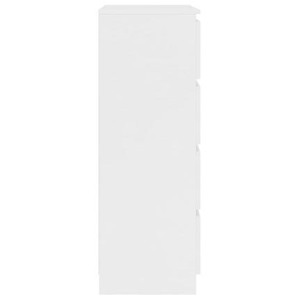 Credenza Bianca 60x35x98,5 cm in Legno Multistrato