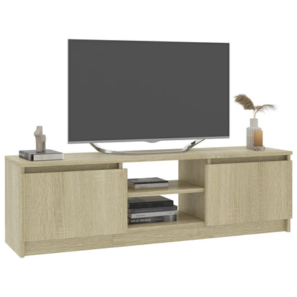 Mobile Porta TV Rovere Sonoma 120x30x35,5 cm Legno Multistrato