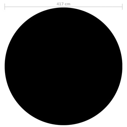 Copertura per Piscina Nera 417 cm PE