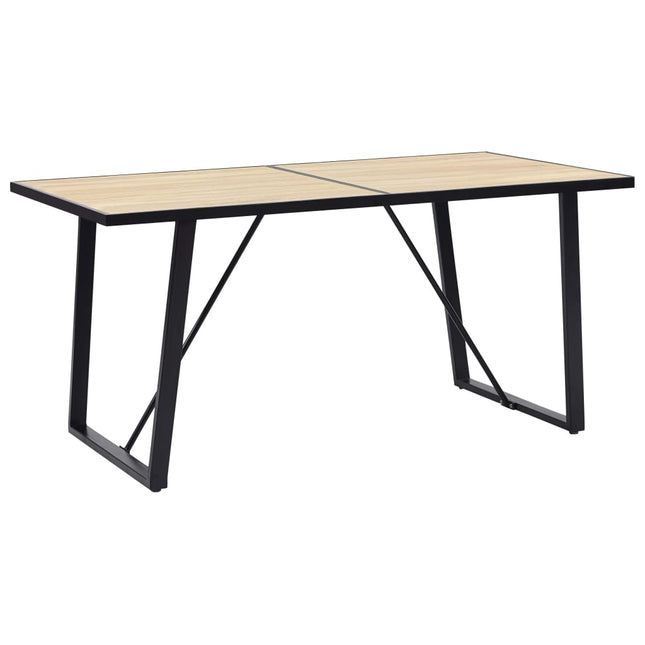 Tavolo da Pranzo Rovere 160x80x75 cm in MDF
