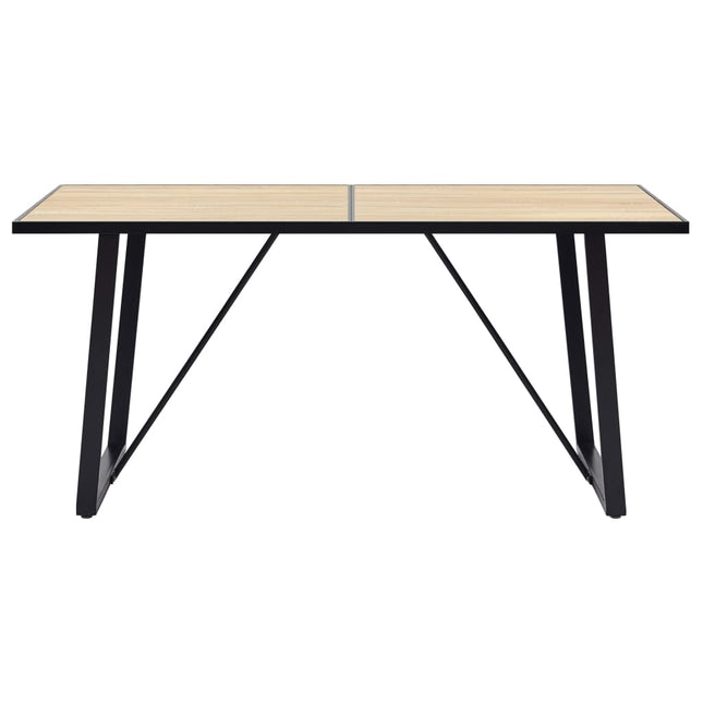 Tavolo da Pranzo Rovere 160x80x75 cm in MDF