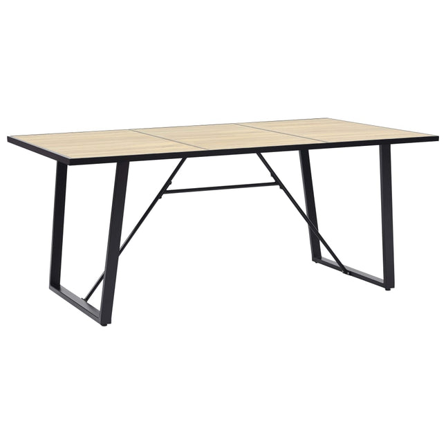 Tavolo da Pranzo Rovere 200x100x75 cm in MDF