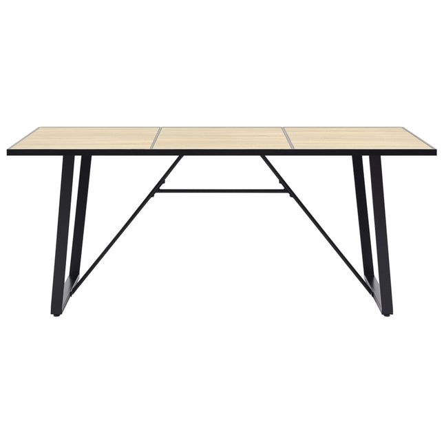 Tavolo da Pranzo Rovere 200x100x75 cm in MDF