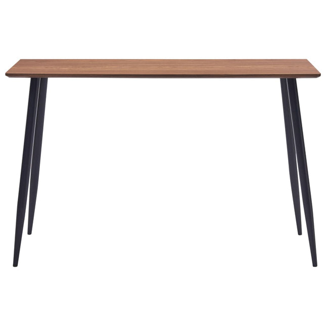 Tavolo da Pranzo Marrone 120x60x75 cm in MDF