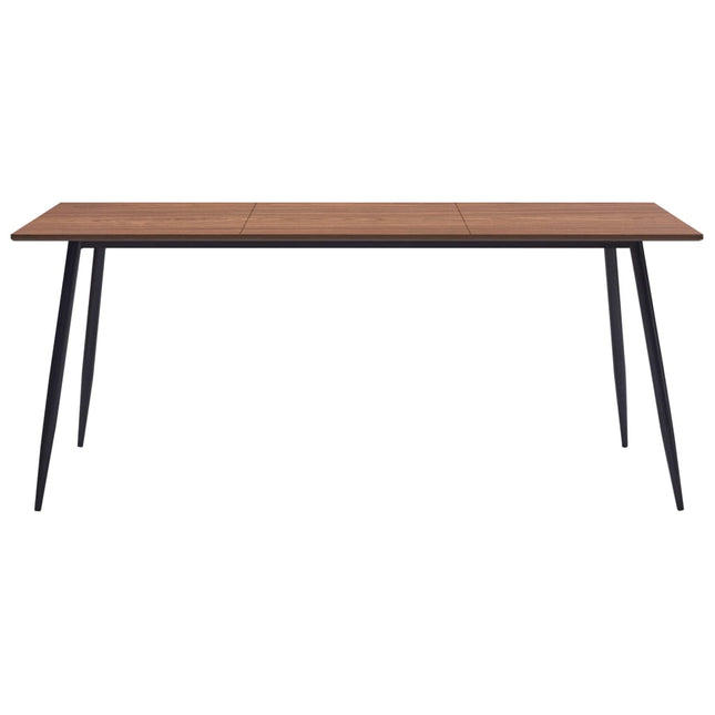 Tavolo da Pranzo Marrone 200x100x75 cm in MDF