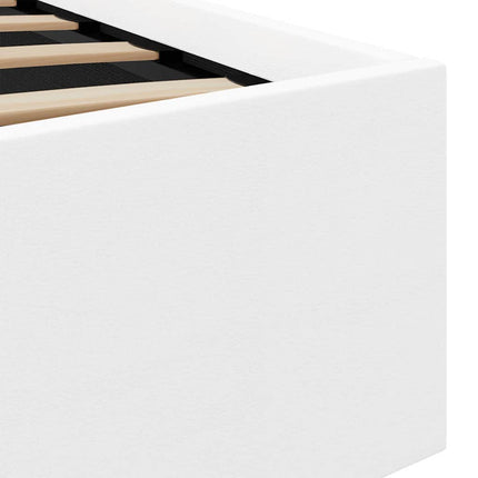 Giroletto Contenitore Idraulico LED Bianco Similpelle 100x200cm