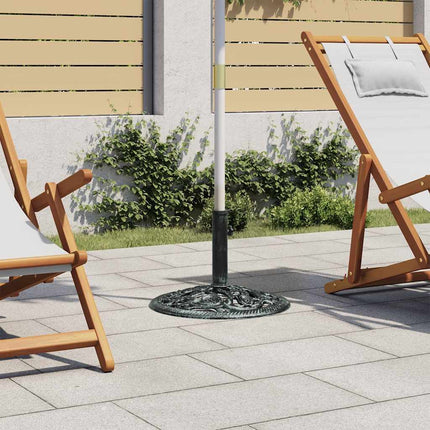 Base Ombrellone Verde 9 kg 40 cm in Ghisa