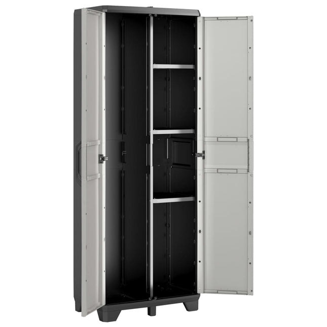 Keter Armadietto Multiuso Gear Nero e Grigio 182 cm