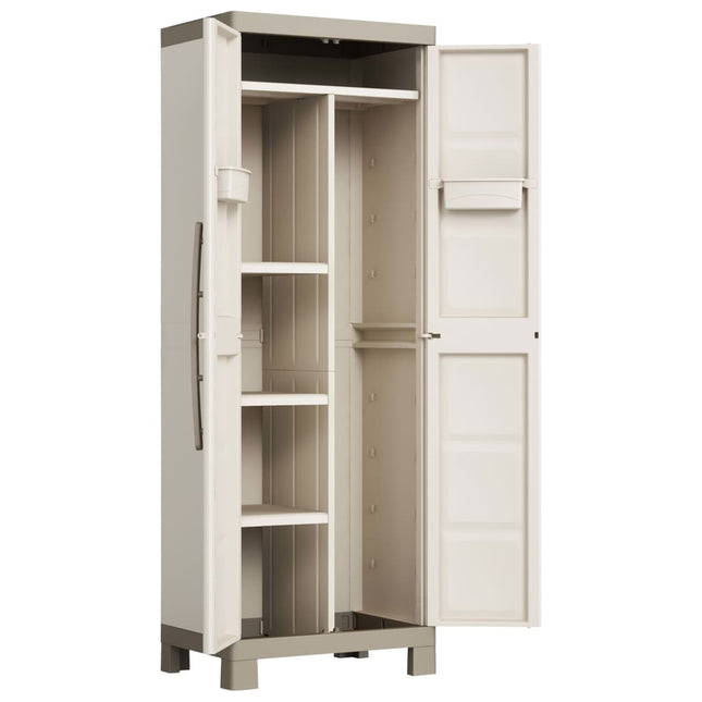 Keter Armadietto Multiuso Excellence Beige e Talpa 182 cm