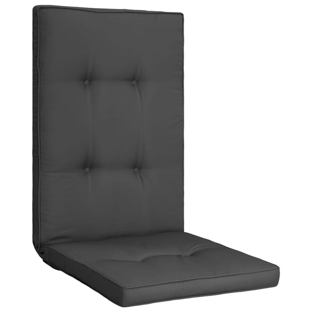 Cuscini per Sedie da Giardino 2 pz Antracite 120x50x5 cm