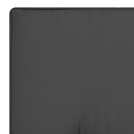 Cuscini per Sedie da Giardino 2 pz Antracite 120x50x5 cm
